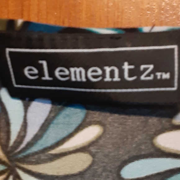 Elementz Faux Wrap Pullover Top - Picture 4 of 5